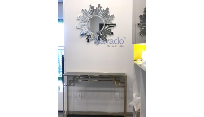 High-class furniture with mirrors