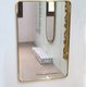 Inox Gold Frame Bathroom Mirror