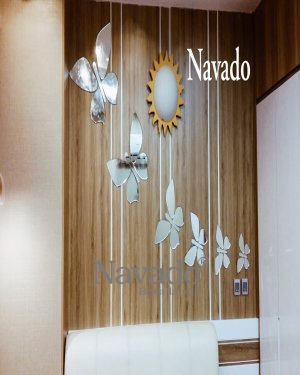 Luxury Butterfly Art Bedroom Mirror