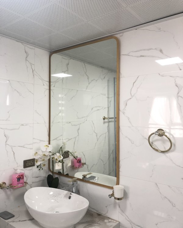 Rectangular Makeup Bathroom Mirror