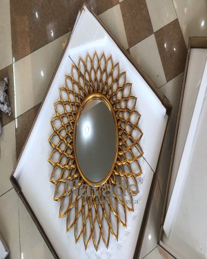 The Neoclassical Sunflower Living Room Mirror