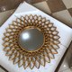 The Neoclassical Sunflower Living Room Mirror