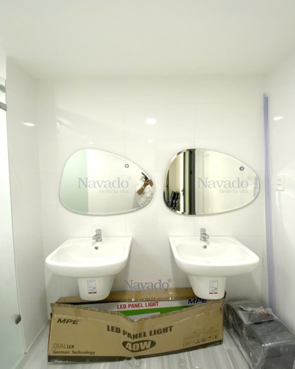 High-end handmade art bathroom mirror NAV 109C
