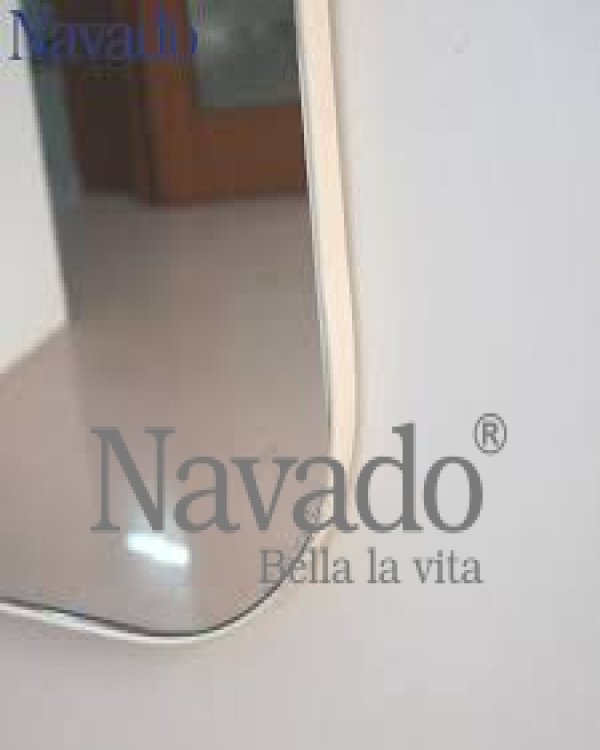 FULL-BODY MIRROR High-class leather-coated steel frame
