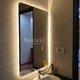 LED RECTANGLE MIRROR ROUND CONNER DECORATE BATHROOM