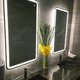 LED RECTANGLE BATHROOM MIRROR WALL DECORATE