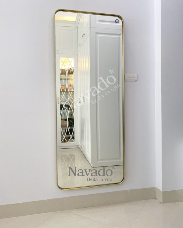 FULL BODY MIRROR DECOR FOR HOUSE WITH GOLD FRAME