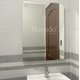 MODERN BASIC RECTANGLE BATHROOM MIRROR WITH ROUND CONNER