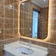 LUXURY LED SQUARE BATHROOM MIRROR WITH GOLD FRAME