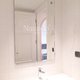 BASIC RECTANGLE BATHROOM MIRROR WITH ROUND CONNER