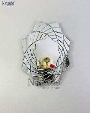 HIGH-END GLASS WALL ART MIRROR FOR HOTEL