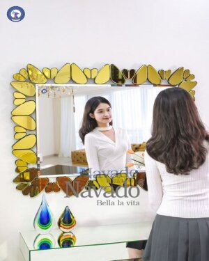 Fancy mirror 31.5 inches wall mirror for living room