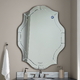 Artistic wall mounted bathroom mirror Elena