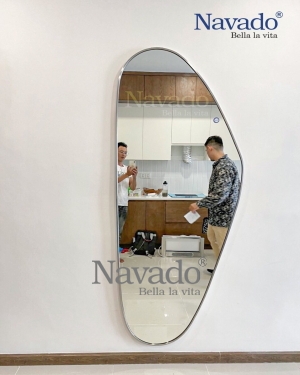Unique full-length decorative mirror for living room