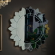 Sunflower wall art decorative mirror