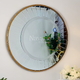 Round decorative wall mirror handcrafted art