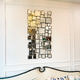 Design decorative wall mirrors according to size