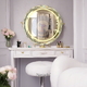 60cm crystal led makeup wall mirror