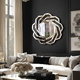 Spider Black white art living room wall decoration mirror