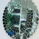 Peacock decorative wall mirror for living room, beautiful