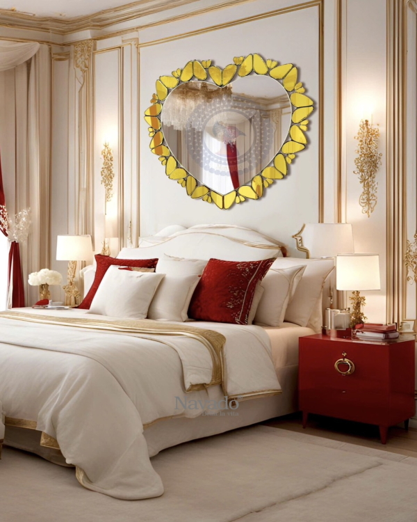 Gold heart NAV 2204-NT high-end living room interior decoration mirror