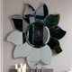 Mirror for luxurious living room wall decoration Peony NAV 2047-NT