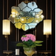 Rose NAV 2202 luxury living room wall decoration hand-polished mirror