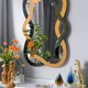 Luxury living room decorative wall mirror model NAV 2206