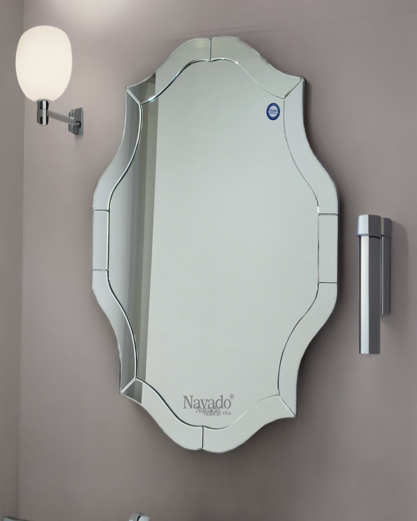 Hand-polished Art Bathroom Wall Mirror NAV 2201