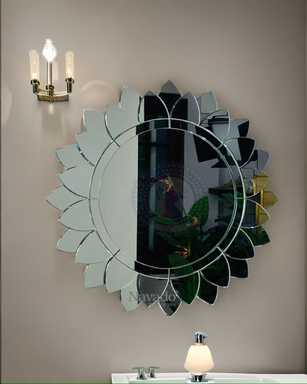 Artistic Mosaic Bathroom Wall Mirror Sunflower NAV 2030