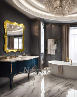 Gold Frame Bathroom Wall Art Mirror Atlantic NAV 2020 