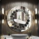 Round art mirror for bathroom decoration Delray NAV 2102 NT