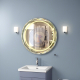 High-end crystal frame wall-mounted bathroom mirror NAV 9999