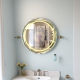 High-end crystal frame wall-mounted bathroom mirror NAV 9999