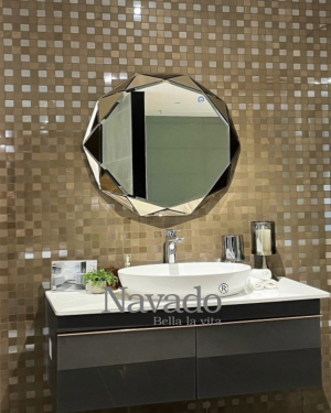 Bathroom wall decorative mirror Crystal NAV 2096D 