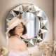 High-end decorative wall art round mirror Queen Bee NAV 2029 