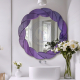 Round decorative wall art bathroom mirror Stella NAV 2038 