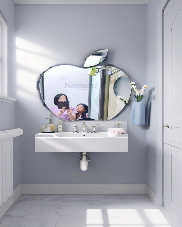  Bathroom wall art mirror Apple NAV 610