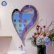  Bathroom wall art mirror Purple Heart NAV 2112 NT