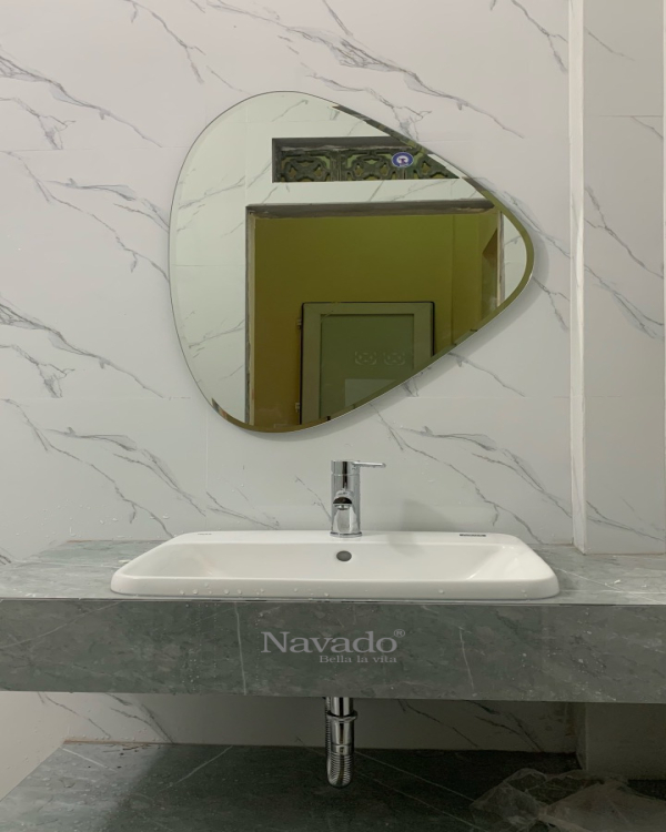 Artistic Beveled Wall-mounted Bathroom Mirror NAV 312 