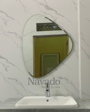 Artistic Beveled Wall-mounted Bathroom Mirror NAV 312 