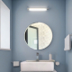 Round bathroom wall mirror with beveled edge NAV 108