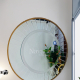 Round gold metal frame bathroom wall mirror NAV 3053