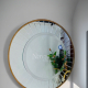 Round gold metal frame bathroom wall mirror NAV 3053