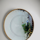 Round gold metal frame bathroom wall mirror NAV 3053