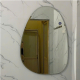 Artistic egg-shaped wall-mounted bathroom mirror NAV 314 