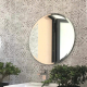 Round bathroom wall mirror with beveled edge NAV 108