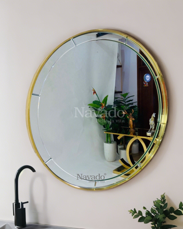 Round bathroom wall mirror NAV 3057