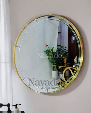 Round bathroom wall mirror NAV 3057