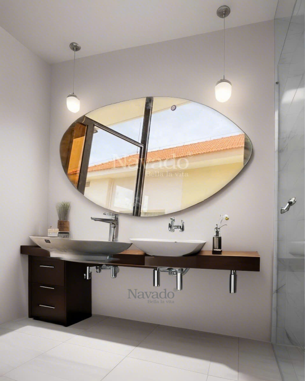 Art bathroom wall mirror NAV 315 